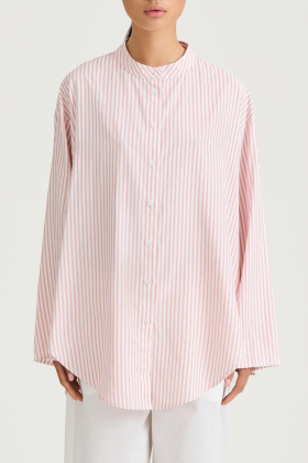 Jazara shirt, Pink stripe